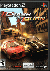 Crash N Burn Playstation 2 US box art